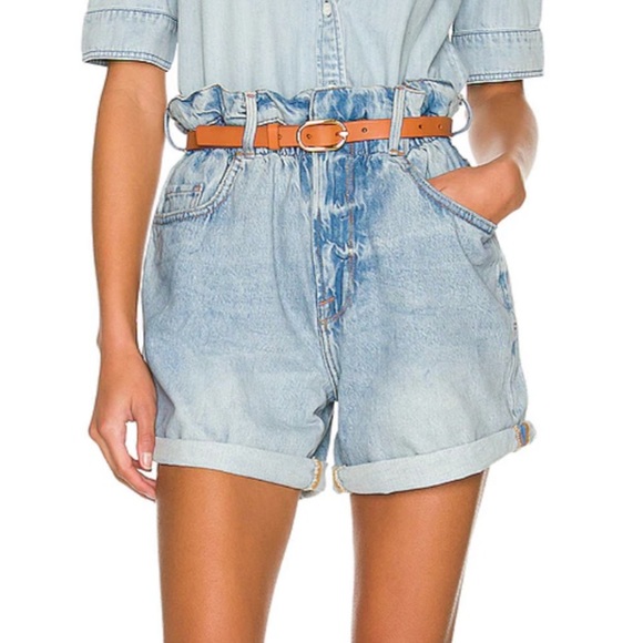 Cotton On paper bag Elastic Waist Short. - Picture 1 of 8